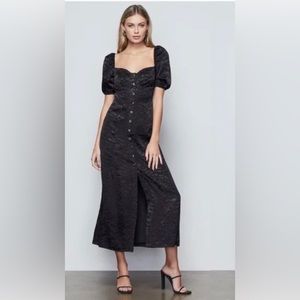 Good American Jacquard Animal Print Dress